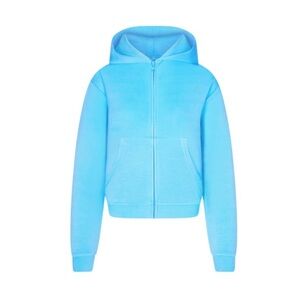Skims Modal French Terry Classic Zip Up Hoodie